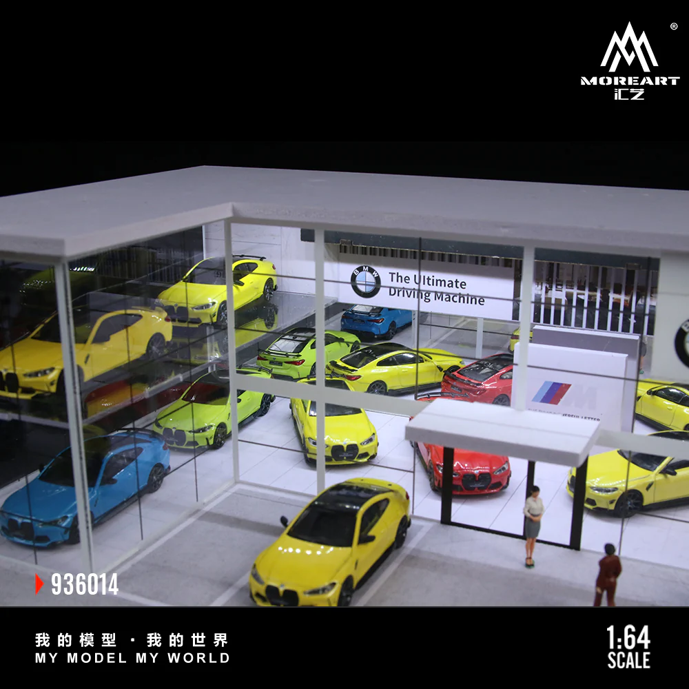 MoreArt 1:64 TWO-LAYER ASSEMBLY SHOWROOM BMW SHOP - Imagen 3