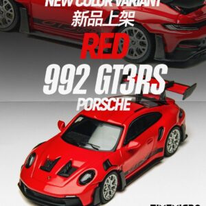 Time Micro 1:64 Porsche 992 GT3RS Rojo con caja acrílica