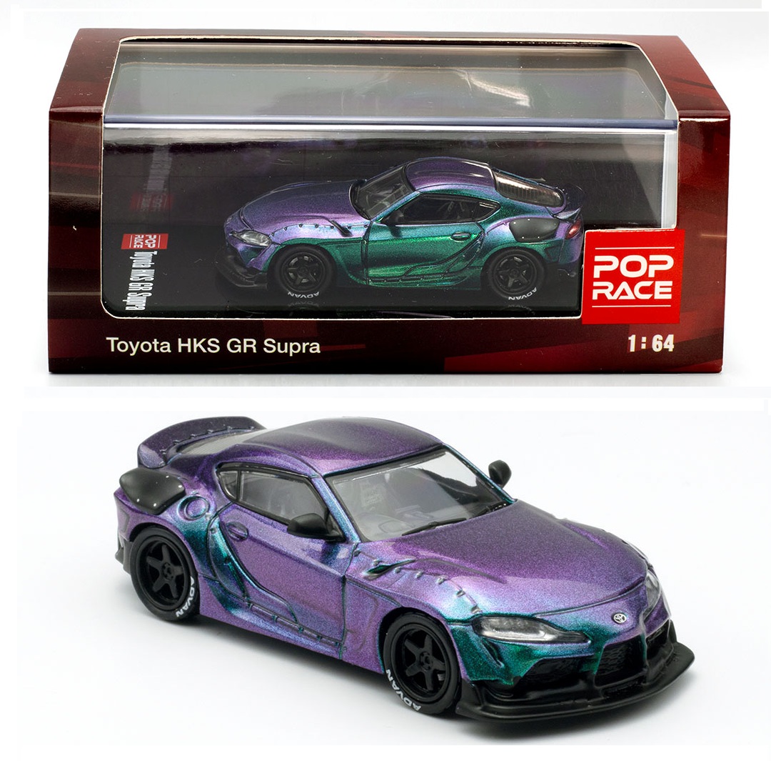 POPRACE 1/64 HKS GR Supra Magic Purple