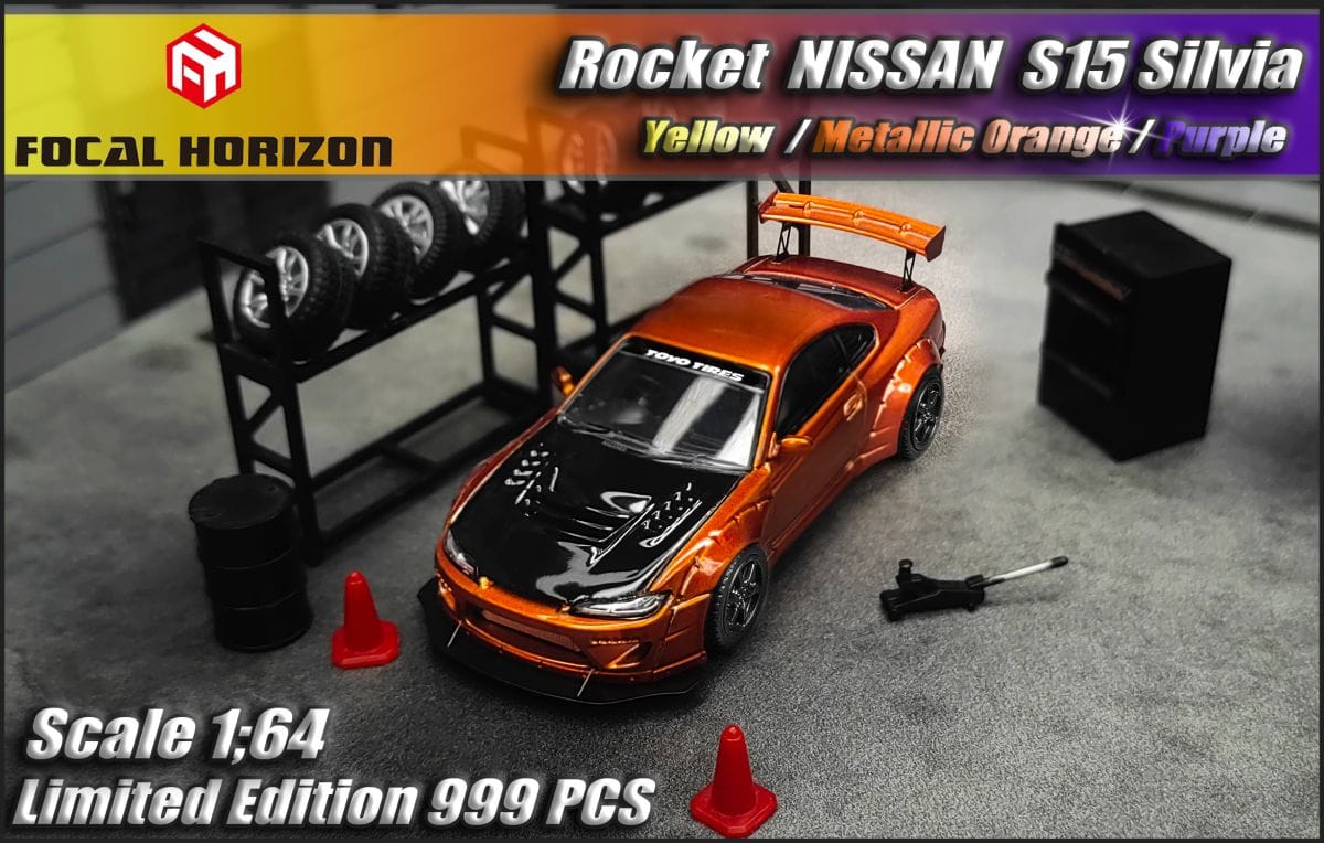 Focal Horizon 1:64 Nissan Silvia S15 Pandem - Imagen 2