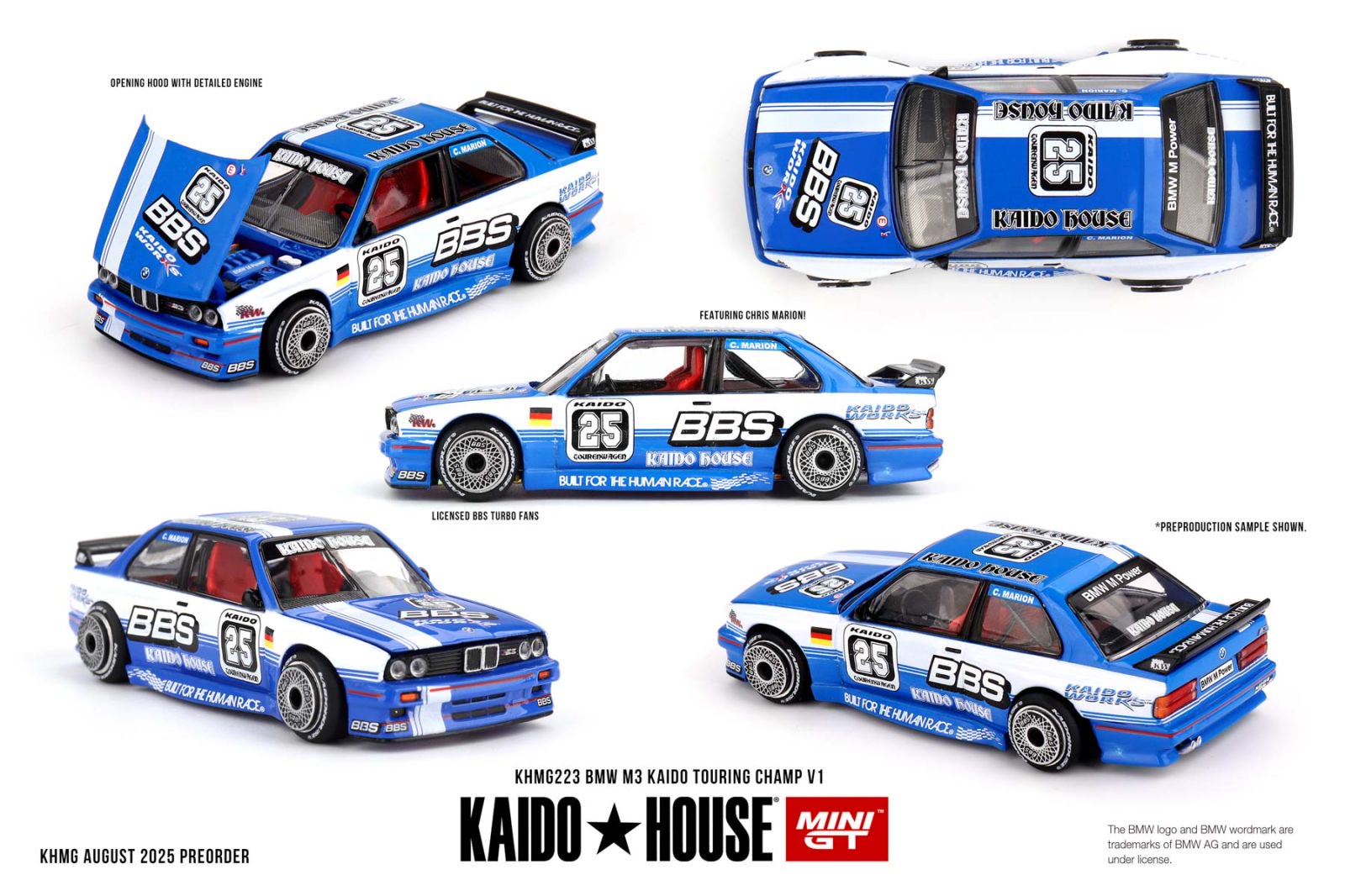 *PREORDEN* BMW M3 Kaido Touring Champ V1