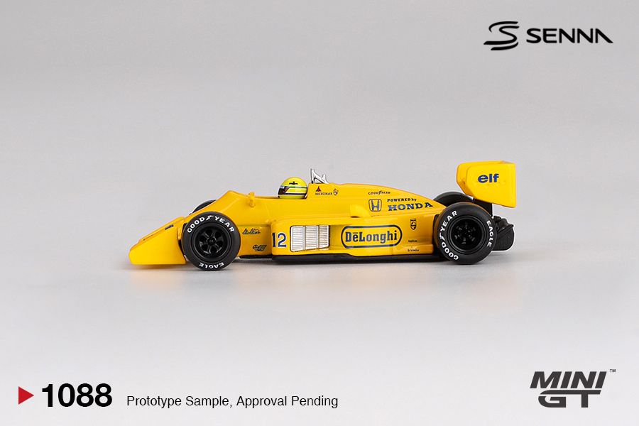 Mini GT 1:64 Lotus 99T #12 Ayrton Senna 1987 Monaco Grand Prix Winner - Imagen 3