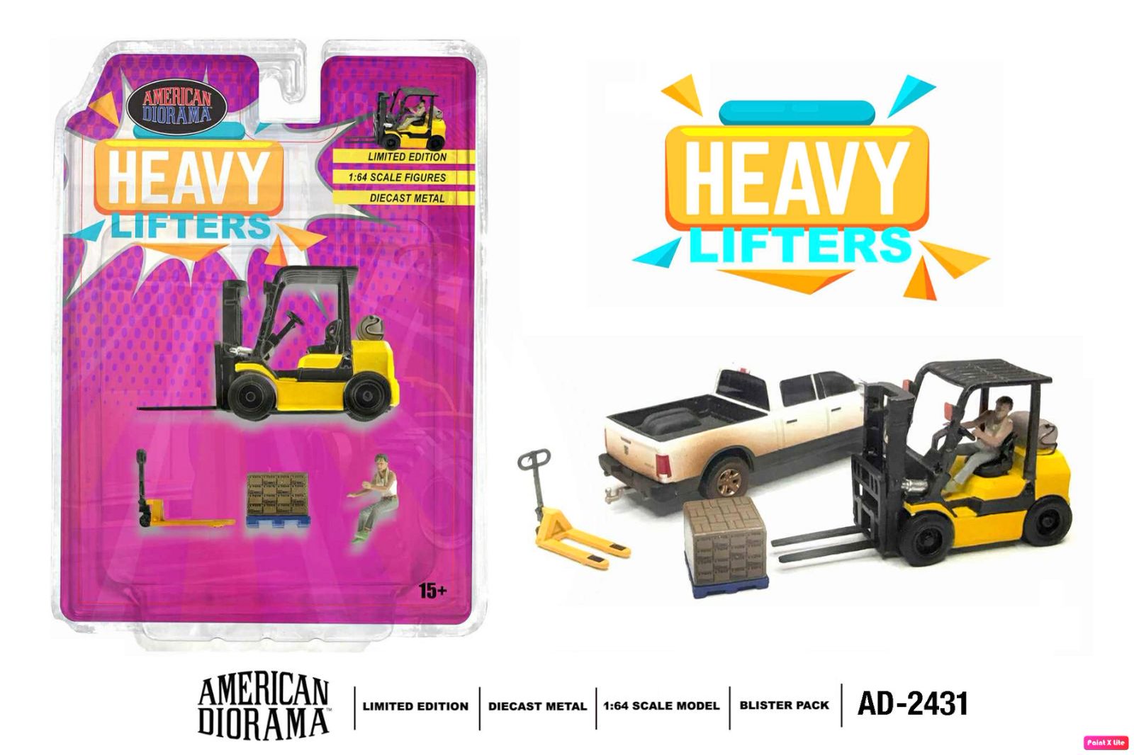 American Diorama 1:64 Figure set - Heavy Lifters