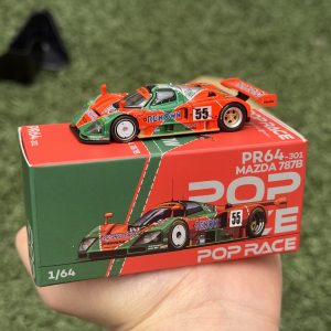 Pop Race 1:64 Mazda 787B 1991 (Ganador de las 24 hrs de Le Mans) 🔥