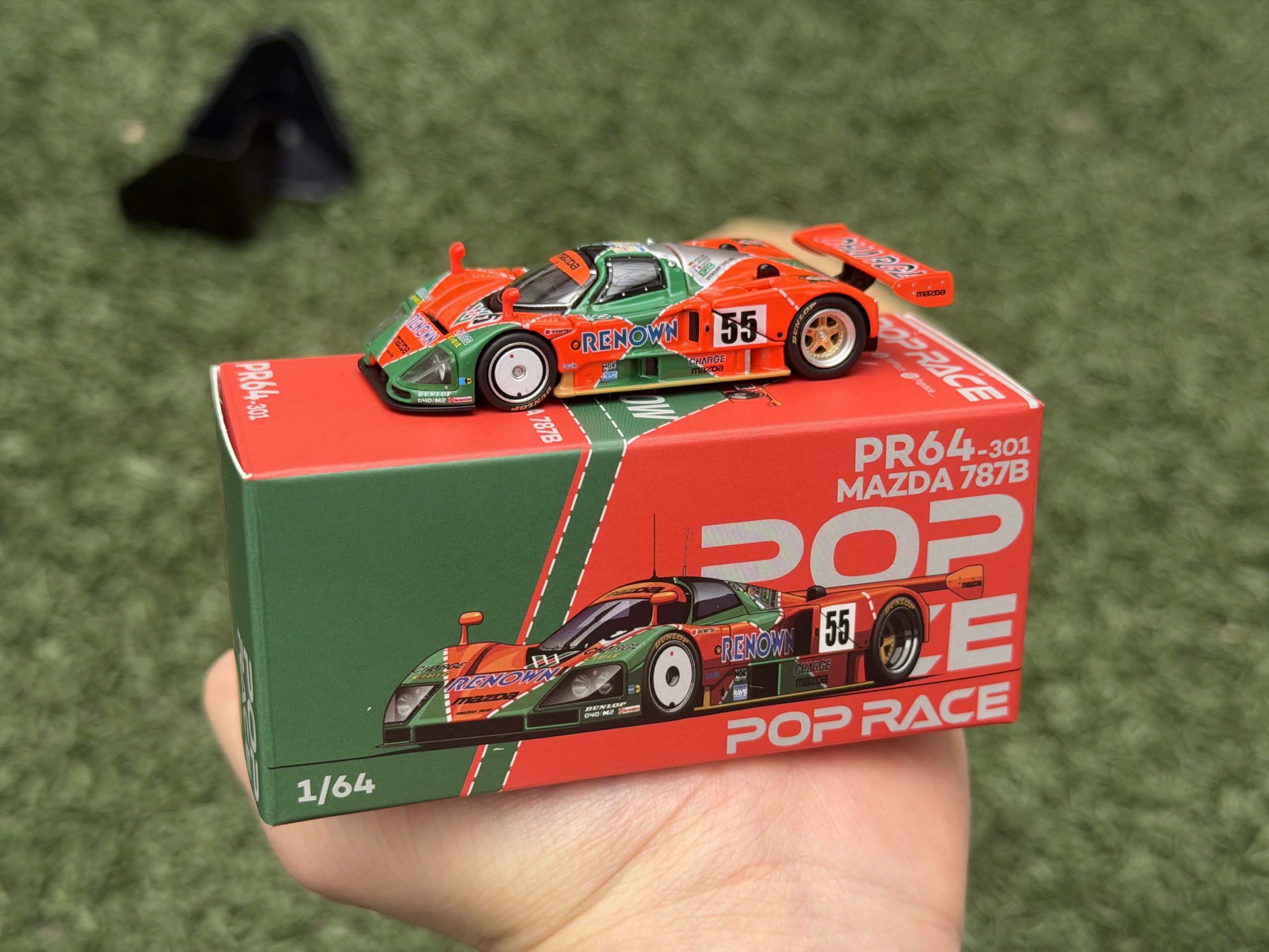 Pop Race 1:64 Mazda 787B 1991 (Ganador de las 24 hrs de Le Mans) 🔥