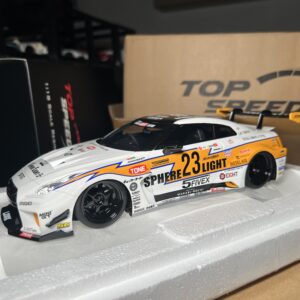Top Speed 1/18 Nissan LB-Silhouette WORKS GT 35GT-RR Ver.2 RHD (Right Hand Drive) #23 Tetsuya Hibino "LB Racing - Formula Drift" 2022 en resina