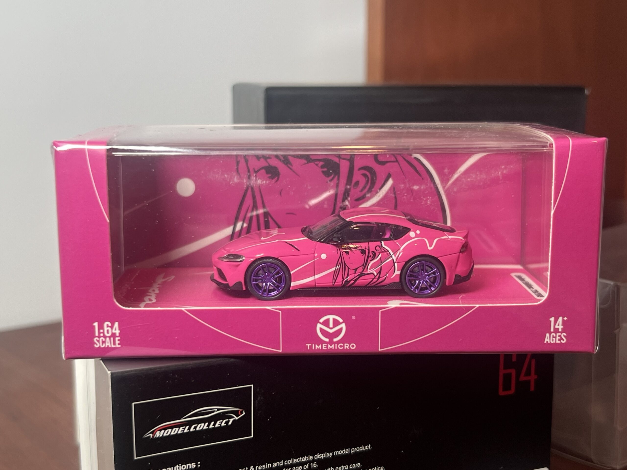 TimeMicro 1:64 Toyota Supra A90 Pink | HW Bogotá