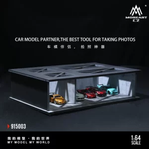 MoreArt 1:64 UNDERGROUND PARKING GARAGE SCENE 03 con luz led