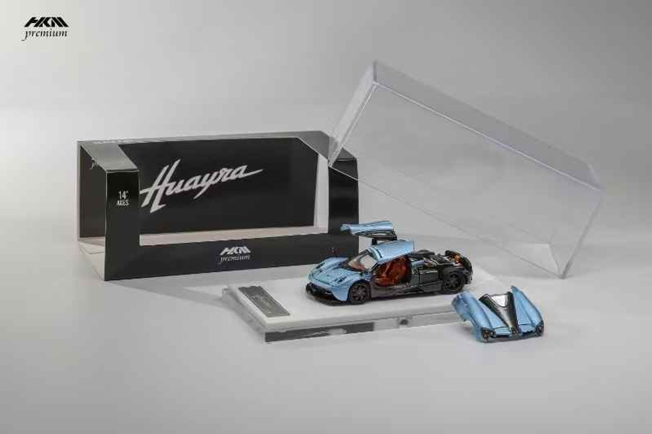 1/64 HKM Premium 2014 Pagani Huayra Coupe (AZUL) - Imagen 3