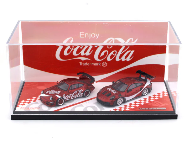 Cool Car 1:64 Porsche RWB 964 y 911 GT3 RS992 Coca-Cola - Imagen 4
