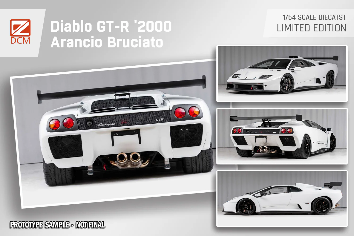 DCM Lamborghini Diablo GT-R Blanco - Imagen 2