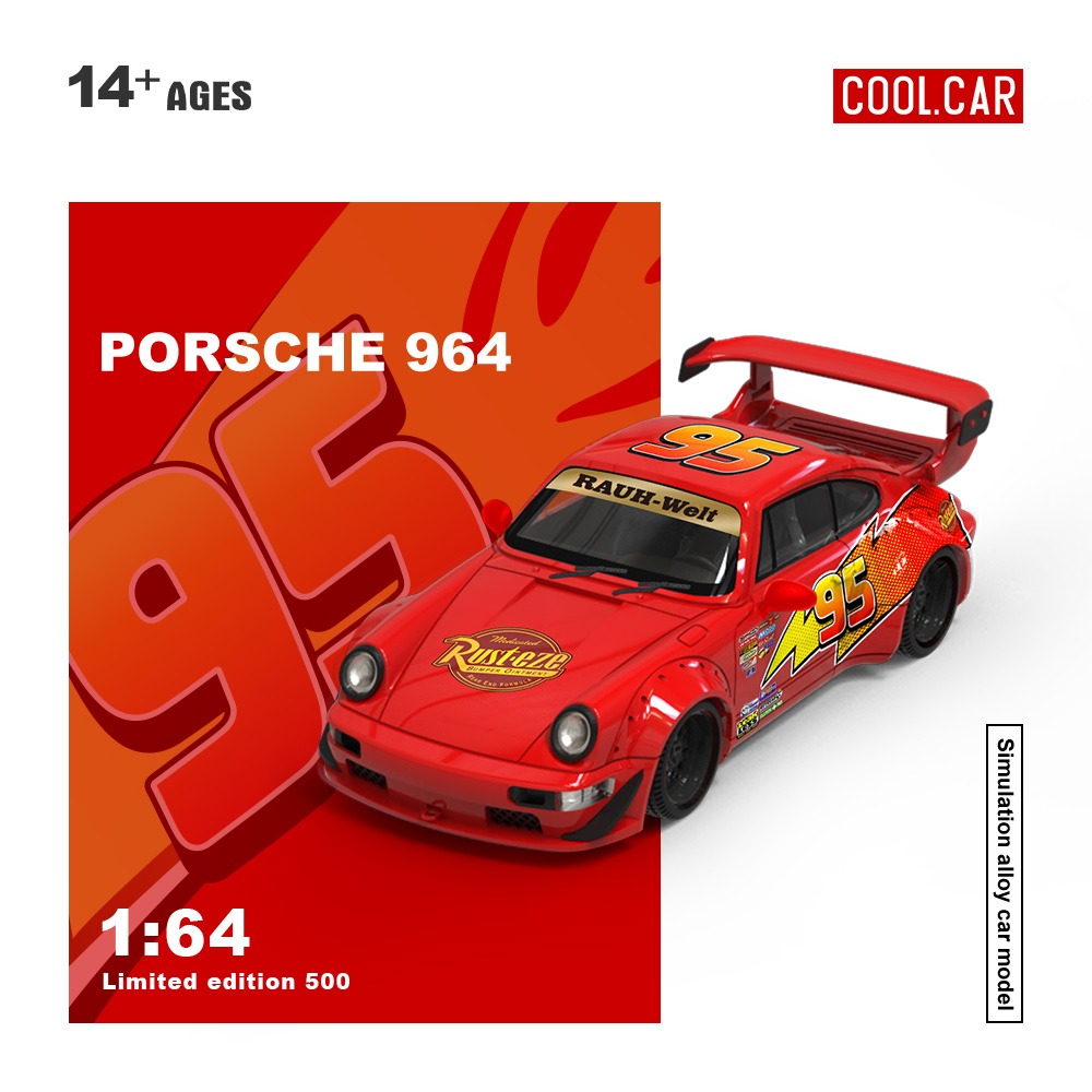 *PREORDEN* Cool Car 1:64 Lightning McQueen RWB 964 Porsche