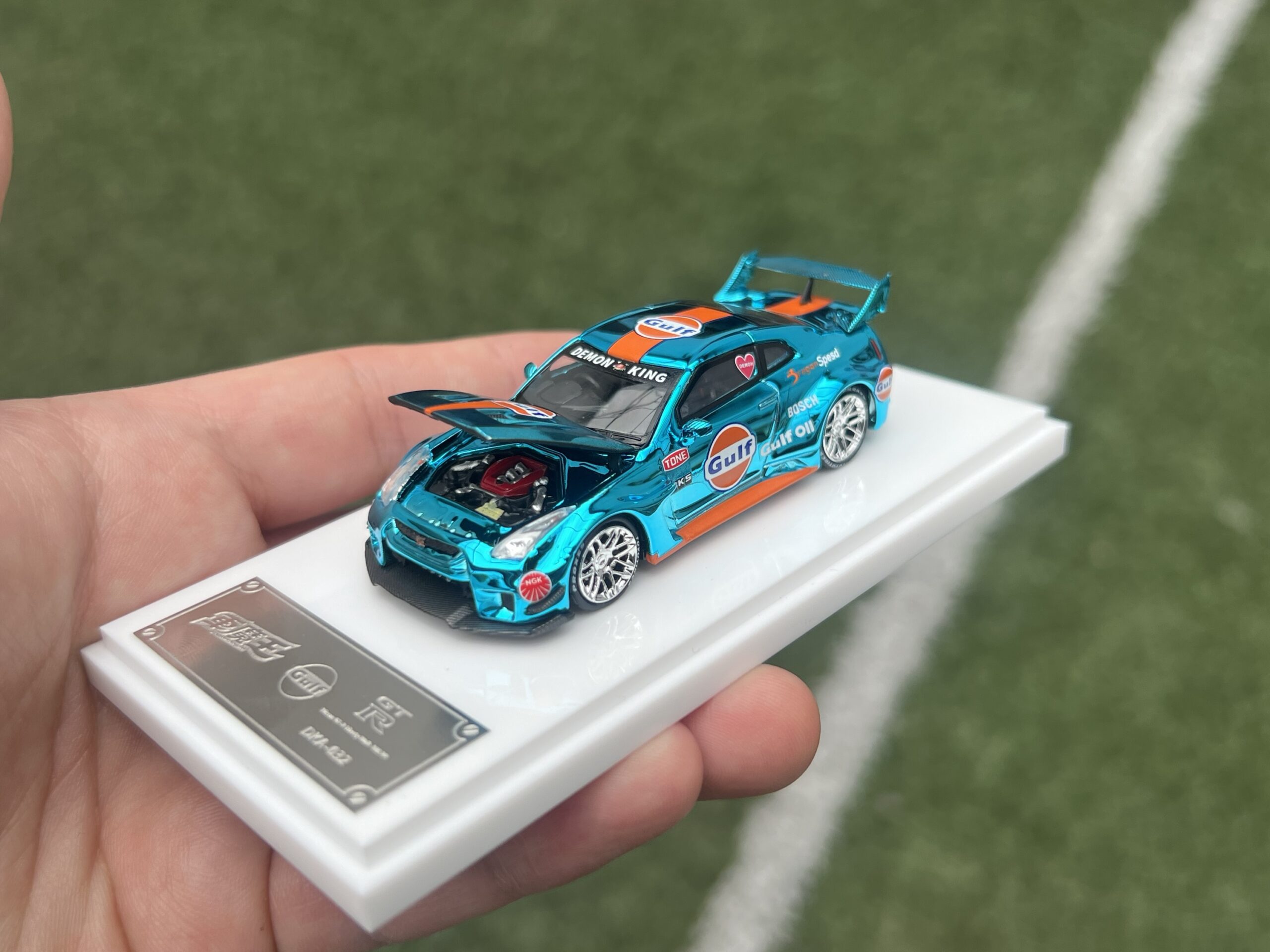 Demon King Auto 1:64 Nissan GT-R R35 Gulf LBWK