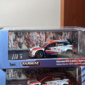 TARMAC WORKS HOBBY64 1/64 Hyundai i20 N Rally1 Hybrid Rallye Monte-Carlo 2024 Winner Thierry Neuville / Martijn Wydaeghe