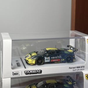 TARMAC WORKS HOBBY64 1/64 Ferrari 488 GT3 Gulf 12 Hours 2019 V. Rossi / A. Salucci / L. Marini