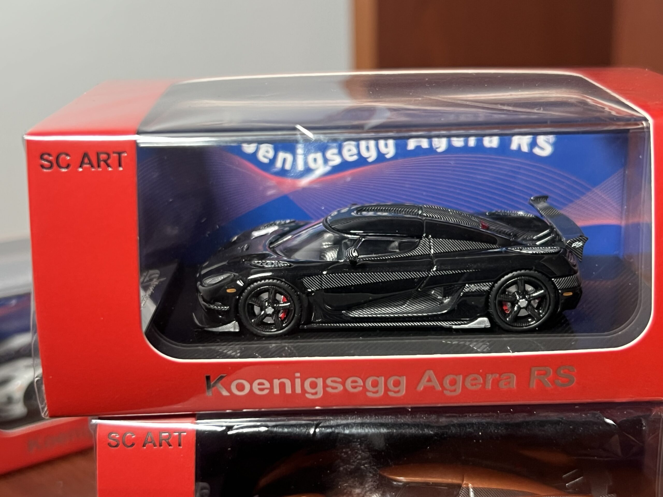Smallcarart SCA 1:64 Diecast Model Koenigsegg Agera RS Negro