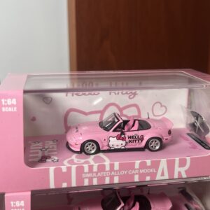 Cool Car 1:64 Mazda Pandem Hello Kitty rosado claro