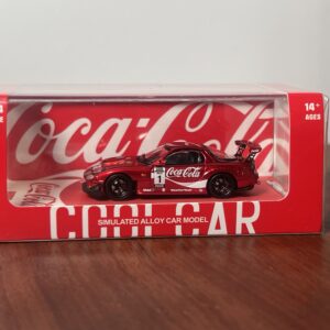 Cool Art 1:64 Mazda RX-7 Coca Cola con apertura de capó