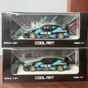 Cool Art 1:64 Nissan Skyline R34 HKS con apertura de capó