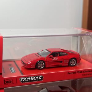 Tarmac 1/64 Ferrari F355 Challenge Presentation Rojo