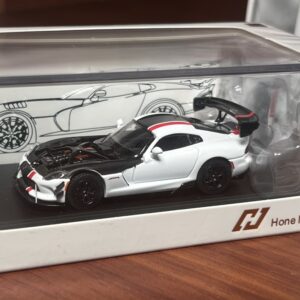 Hone Model 1:64 Dodge Viper Mk3 ACR (VX I) Blanco con capó removible
