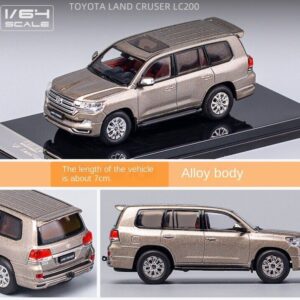 GCD 1:64 Grey Toyota Land Cruiser LC200 SUV con dirección