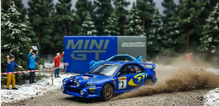 Mini GT 1:64 Subaru Impreza WRC98 1998 Rally Monte-Carlo 3rd Place #3 ...