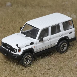 GCD 1:64 Toyota Land Cruiser (J76) 2023 LHD White 76 Series Interior negro