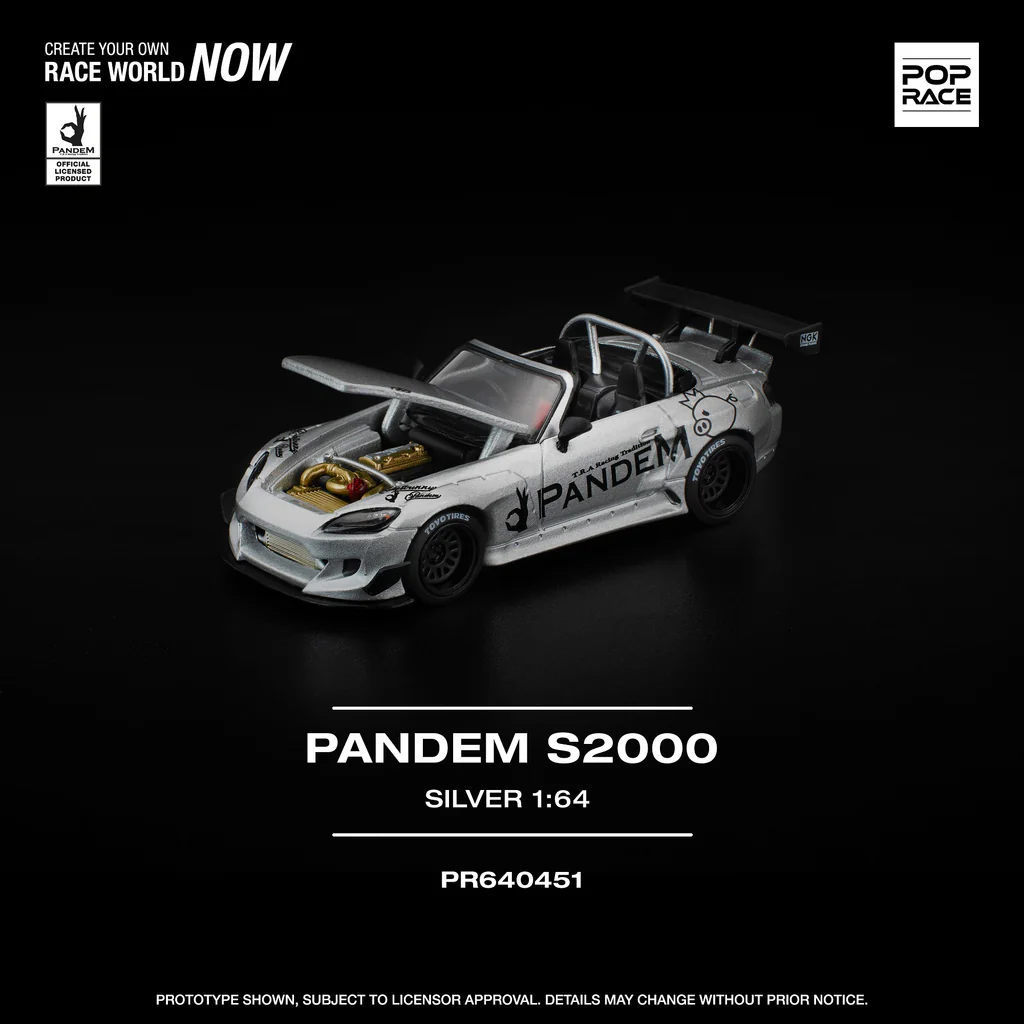 *PREORDEN* POPRACE 1/64 PANDEM S2000 SILVER - Imagen 3