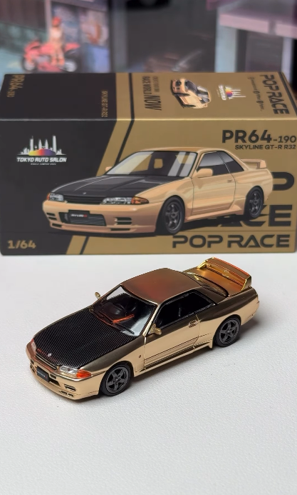 POP RACE 1:64 Skyline GT-R R32 Tokyo Auto Salon 2025 TASKL Exclusive - Imagen 4