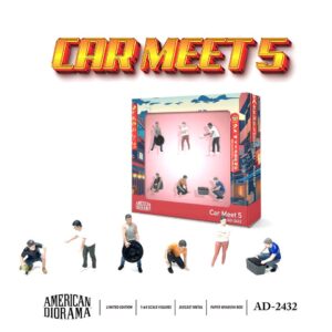 American Diorama 1:64 Figure set - Car Meet 5