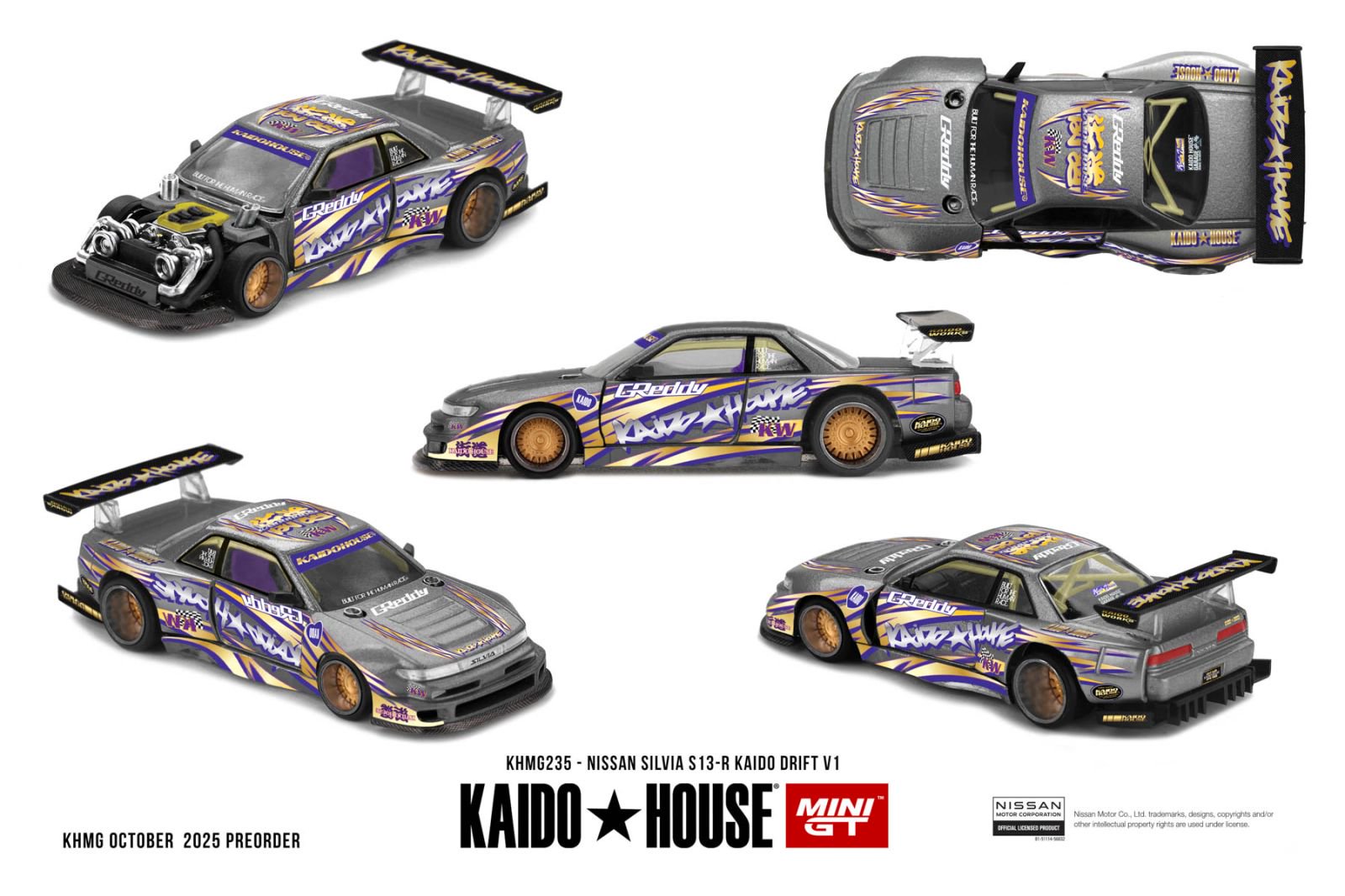 *PREORDEN* Kaido House Nissan Silvia S13-R KAIDO DRIFT V1