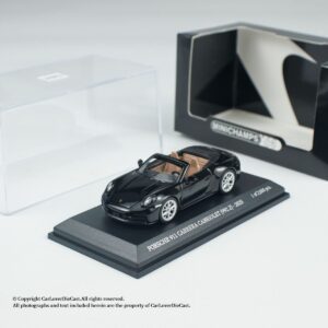 MINICHAMPS 1:64 PORSCHE 911(992.2) CARRERA   CABRIOLET - 2025 - BLACK