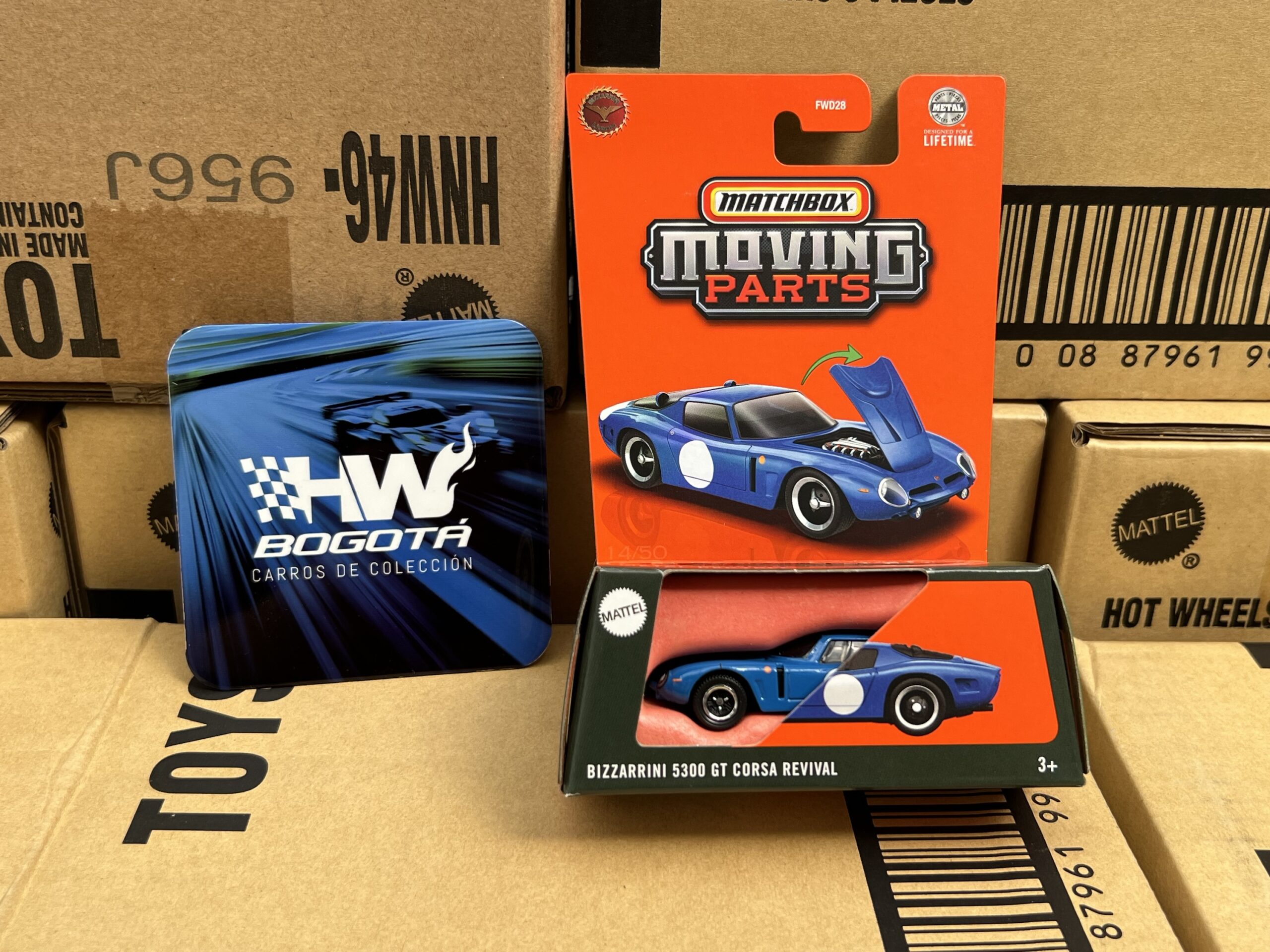 2025 Matchbox Moving Parts Blue Bizzarrini 5300GT Corsa Revival