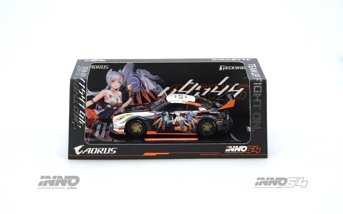 *PREORDEN* INNO64 1/64 GT-R R35 WIDEBODY AORUS X INNO64 Limited Edition ...