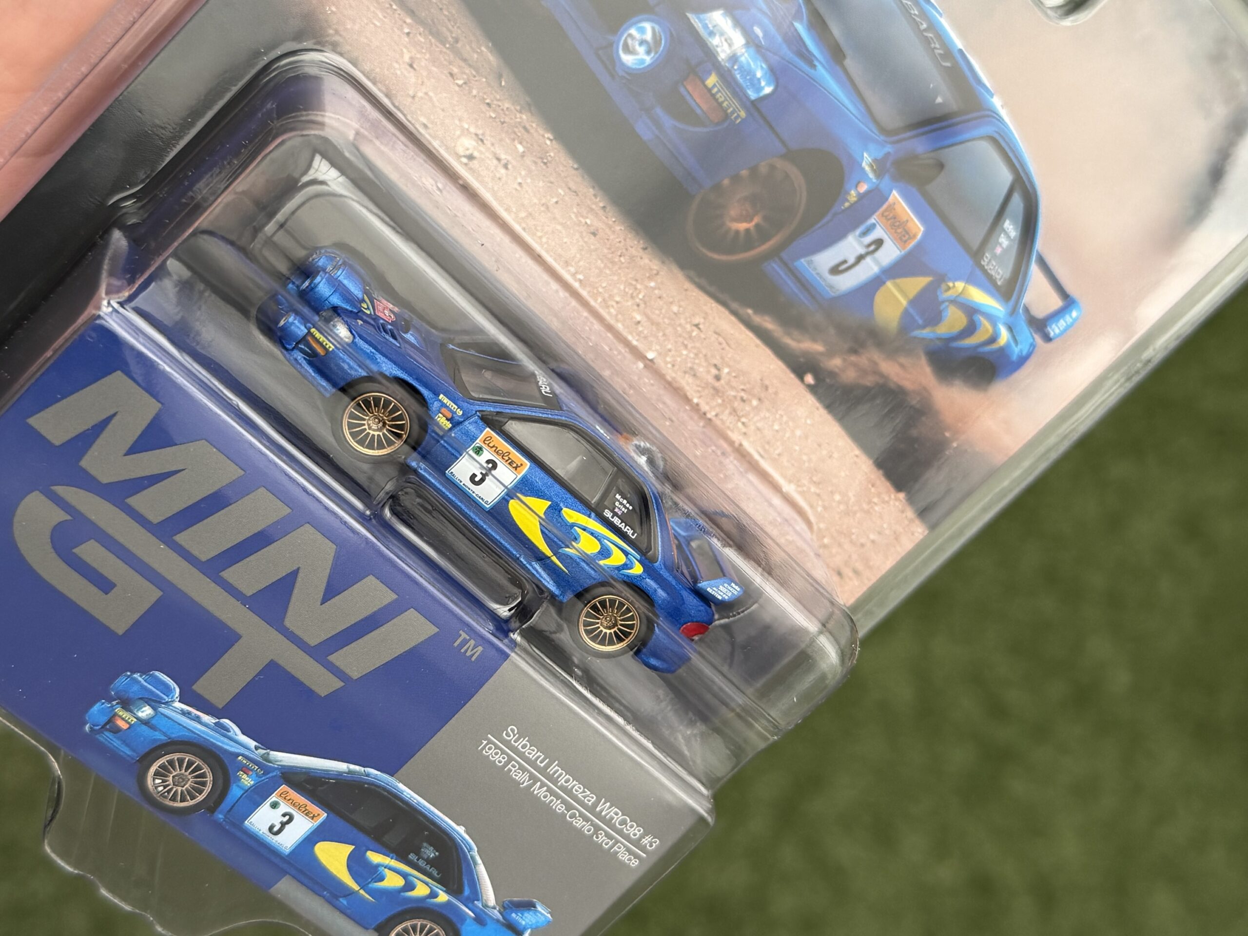 Mini GT 1:64 Subaru Impreza WRC98 1998 Rally Monte-Carlo 3rd Place #3 ...