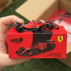 BBR 1/64 Ferrari SF23 #16 C. Leclerc 2023 Bahrain GP