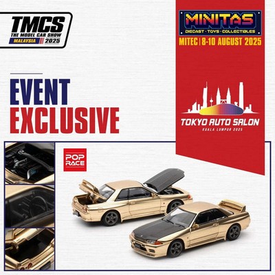 POP RACE 1:64 Skyline GT-R R32 Tokyo Auto Salon 2025 TASKL Exclusive