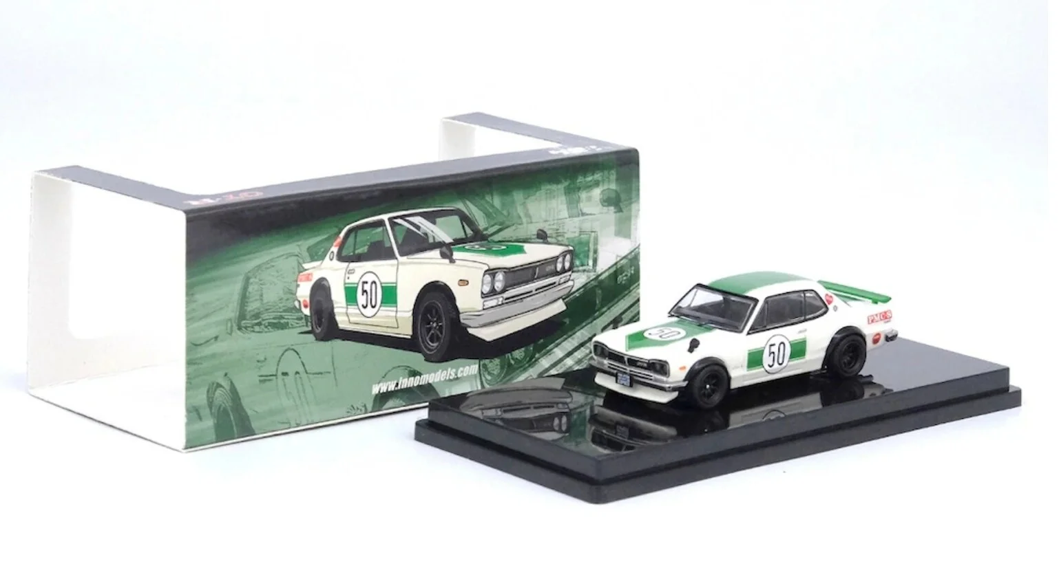 INNO64 1/64 NISSAN SKYLINE 2000 GT-R KPGC10 MALAYSIA DIECAST EXPO 2023 EVENT