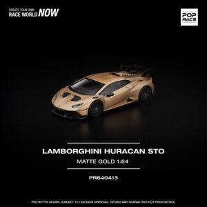 *PREORDEN* POPRACE 1/64 LAMBORGHINI HURACAN STO MATTE GOLD