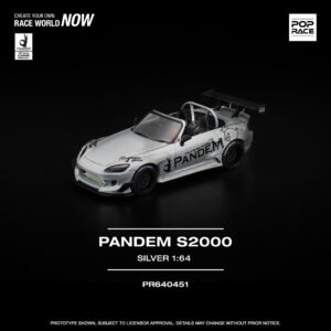 *PREORDEN* POPRACE 1/64 PANDEM S2000 SILVER