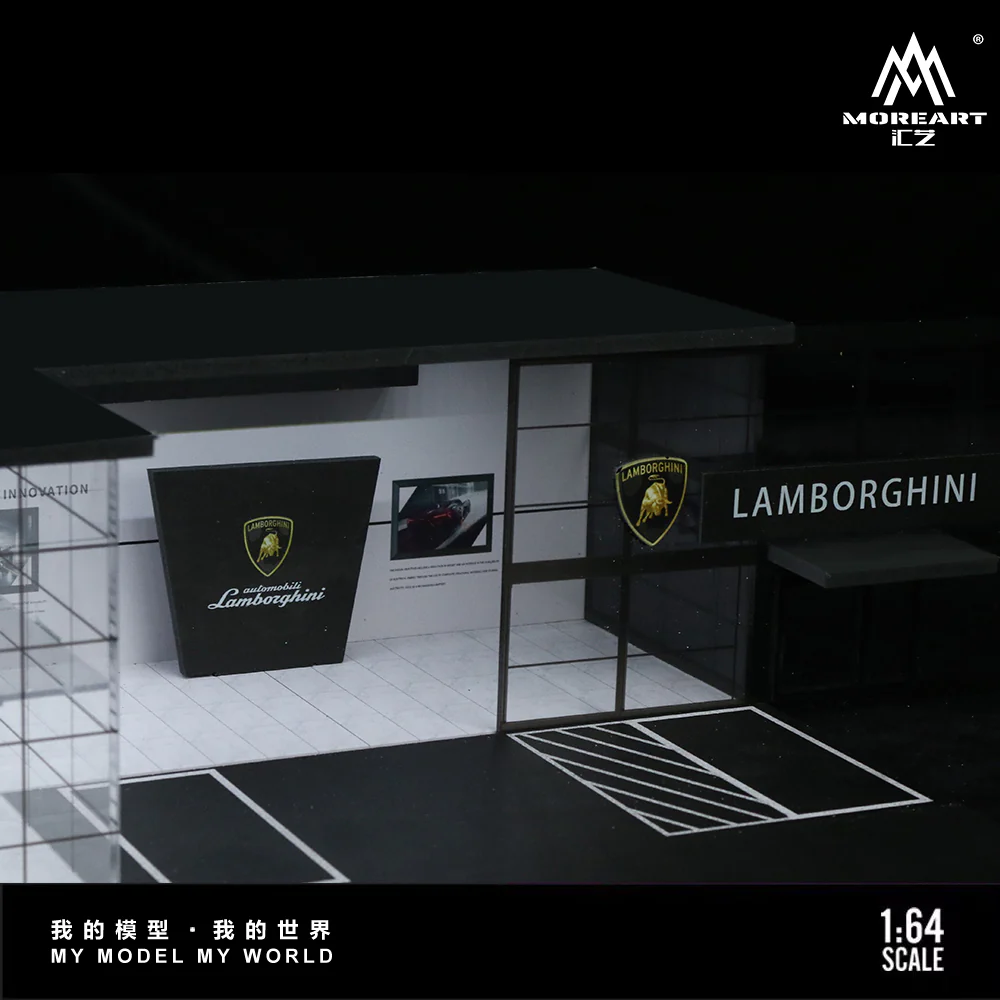 MoreArt 1:64 TWO-LAYER ASSEMBLY LAMBORGHINI SHOWROOM - Imagen 4