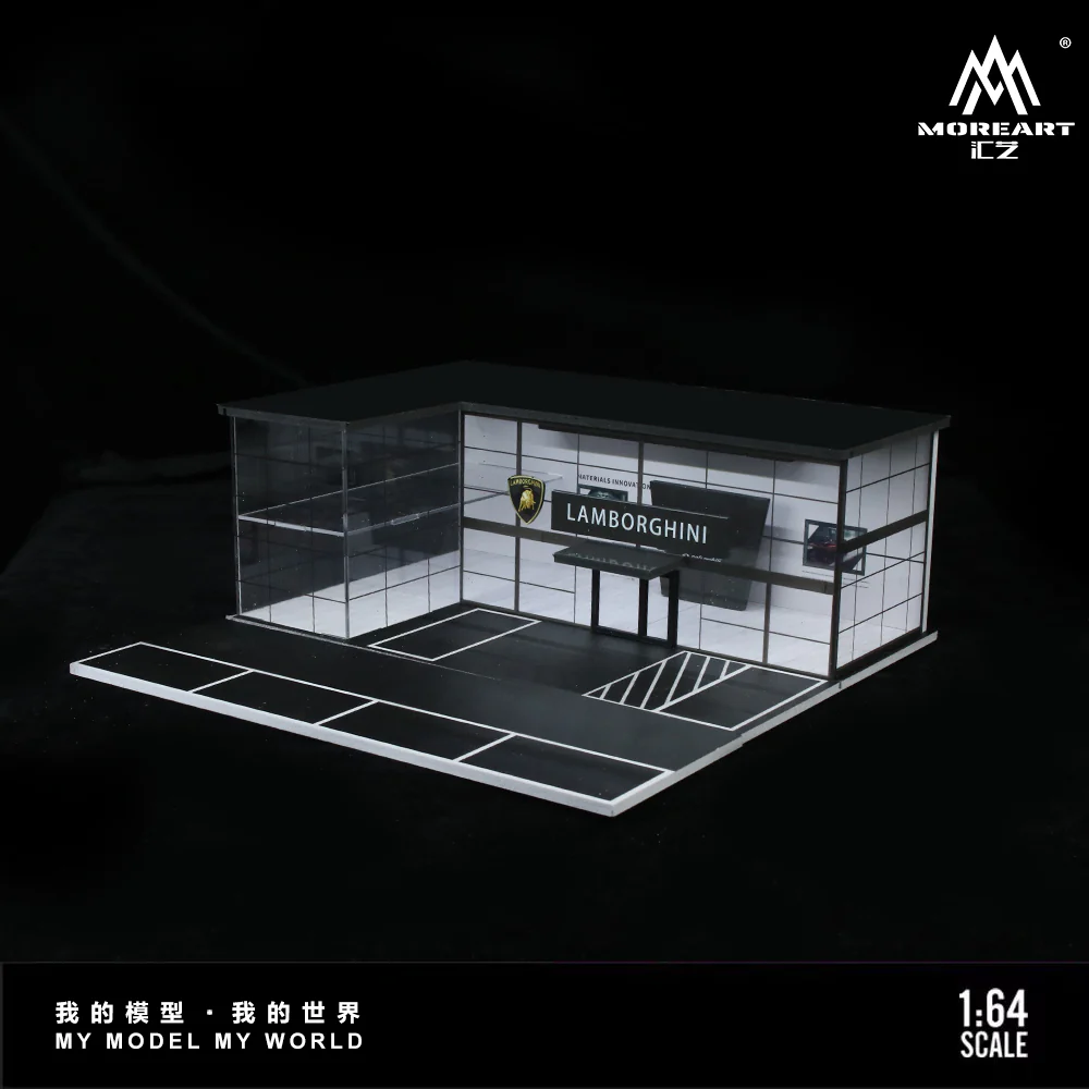 MoreArt 1:64 TWO-LAYER ASSEMBLY LAMBORGHINI SHOWROOM - Imagen 5