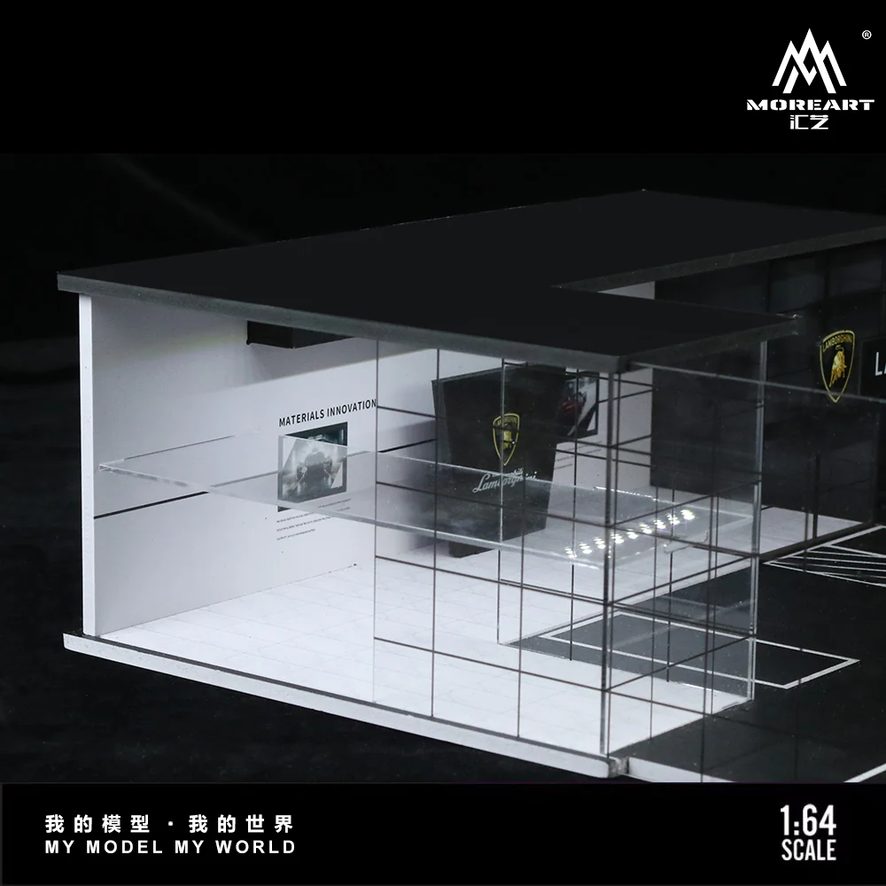 MoreArt 1:64 TWO-LAYER ASSEMBLY LAMBORGHINI SHOWROOM - Imagen 3