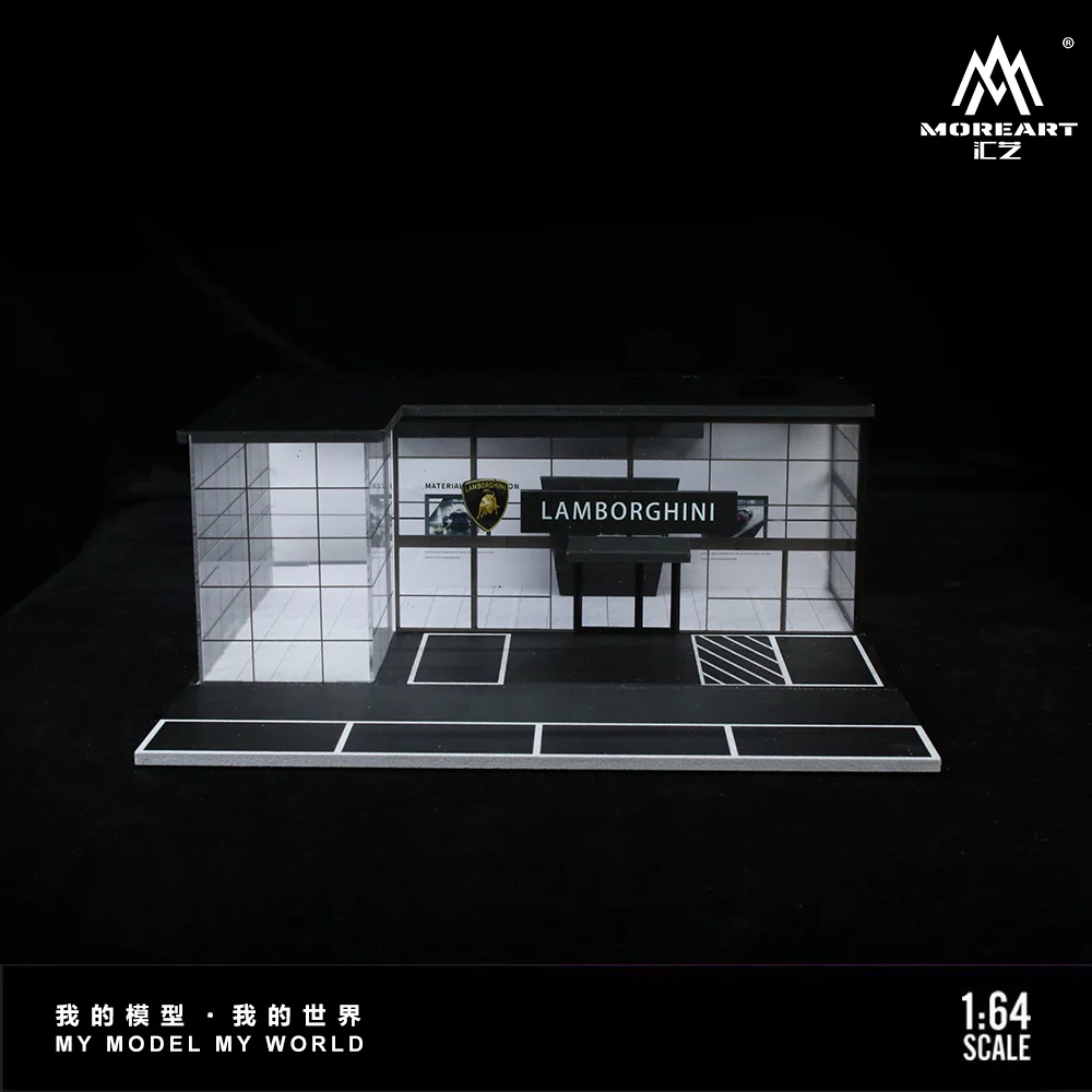 MoreArt 1:64 TWO-LAYER ASSEMBLY LAMBORGHINI SHOWROOM - Imagen 6