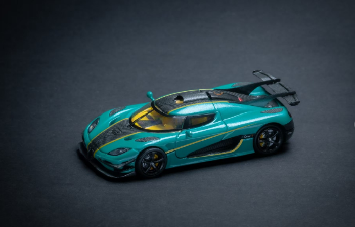 MJ Model 1:64 Koenigsegg Agera Verde metálico - Imagen 3