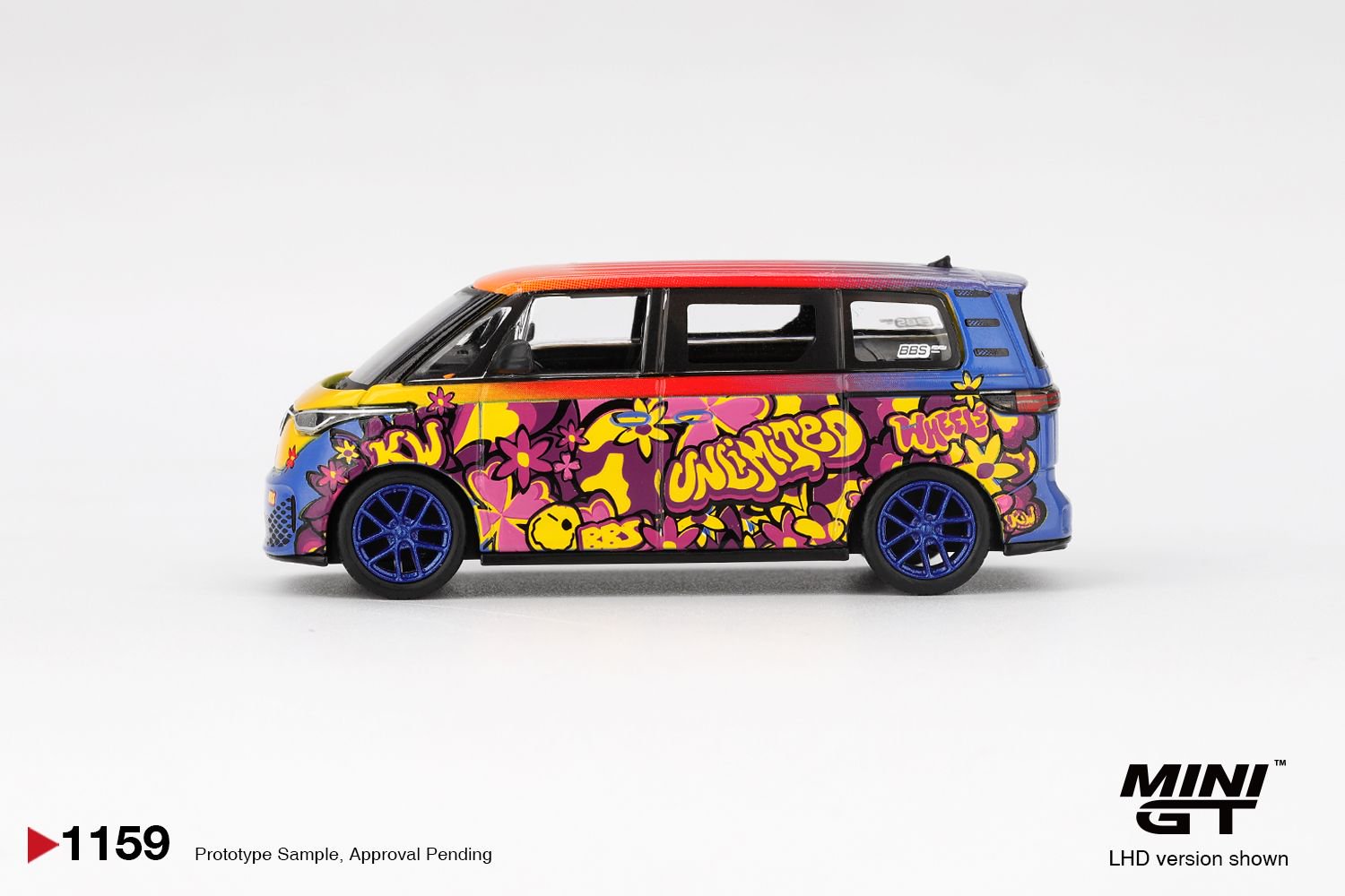 *PREORDEN* Mini GT 1:64 Volkswagen ID.Buzz KW/BBS - Imagen 2