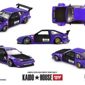*PREORDEN* Kaido House x Mini GT Toyota AE86 Sprinter Trueno TOUGE V1- Blue