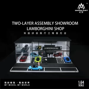 MoreArt 1:64 TWO-LAYER ASSEMBLY LAMBORGHINI SHOWROOM
