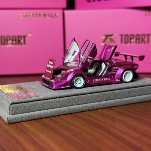 TopArt 1:64 Lamborghini Countach Chrome Pink Foshan APAxpo2025